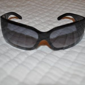 Chanel Black Wrap Around Sunglasses